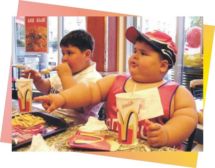 Trẻ em Mỹ béo phì do sử dụng quá nhiều thức ăn nhanh