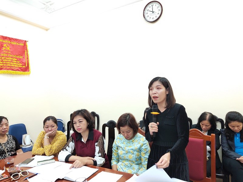 Đồng chí Nguyễn Kim Lan- Chủ tịch Hội LHPN phường Trúc Bạch