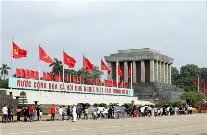 Tạm dừng tổ chức lễ viếng Chủ tịch Hồ Chí Minh từ ngày 23-3. Ảnh: Anh Tuấn/TTXVN