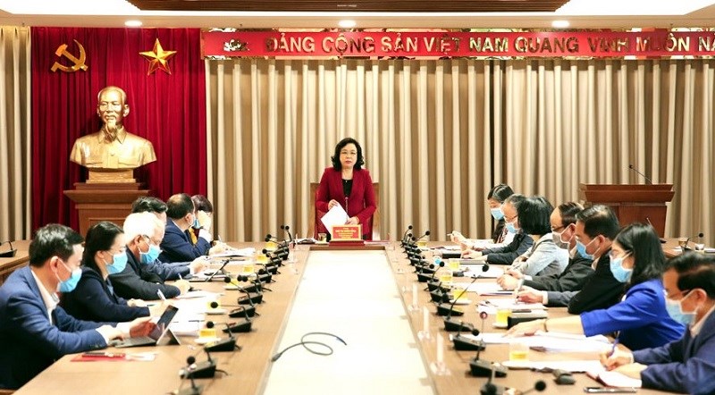 Phó Bí thư thường trực Thành ủy Ngô Thị Thanh Hằng chủ trì hội nghị giao ban khối vận quý I/2020.