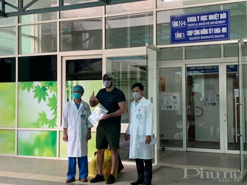 Tại Bệnh viện Đà Nẵng bệnh nhân người Mỹ được công bố khỏi bệnh.