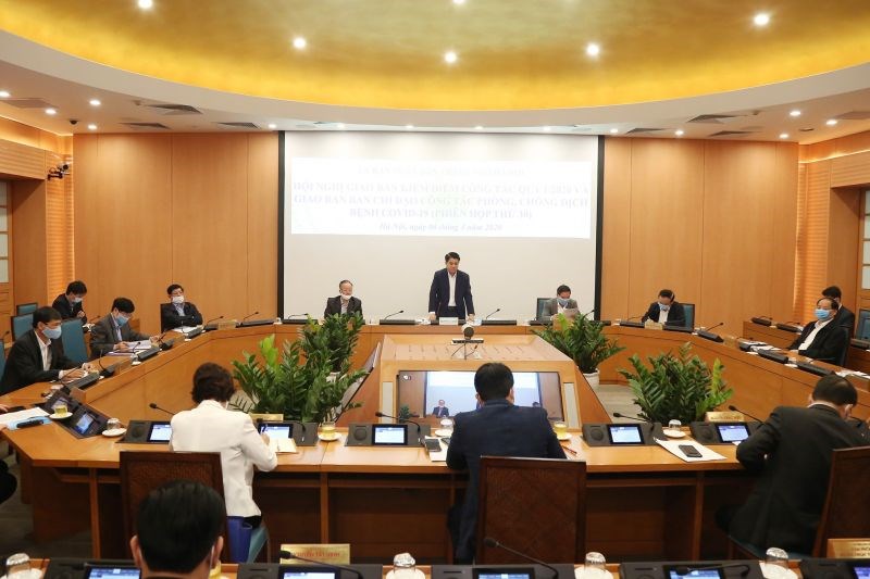 Hội nghị giao ban trực tuyến công tác quý 1 năm 2020 của UBND TP Hà Nội