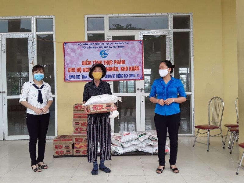Các cấp Hội phụ nữ huyện Thường Tín tham gia chương trinh 