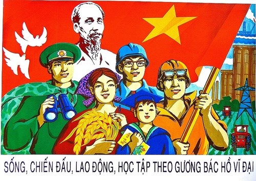 16 tác phẩm đoạt giải cuộc thi sáng tác tranh cổ động kỷ niệm 130 năm Ngày sinh Chủ tịch Hồ Chí Minh - ảnh 1