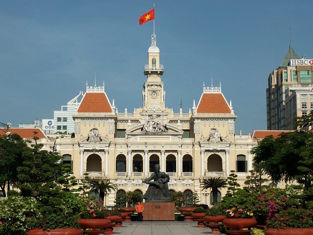 Trụ sở Ủy ban nhân dân TP. Hồ Chí Minh.
