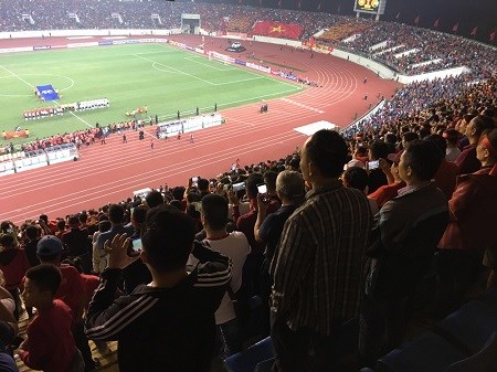 Sân vận động Mỹ Đình của Việt Nam lọt top 5 sân vận động tốt nhất Đông Nam Á.
