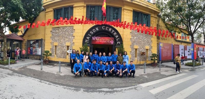 Đoàn Thanh niên Khối các cơ quan TP Hà Nội tham quan Nhà tù Hỏa Lò, tháng 1/2020