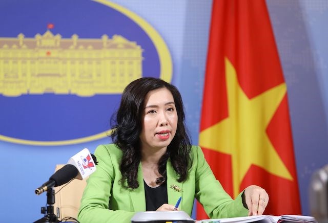 Người phát ngôn Bộ Ngoại giao Lê Thị Thu Hằng: Việt Nam đang làm tốt vai trò trong năm Chủ tịch ASEAN.