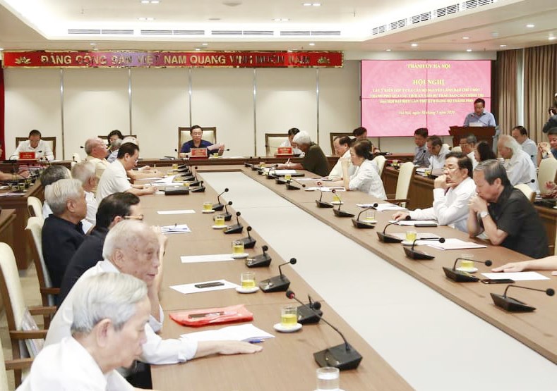 Hà Nội sẽ tổ chức 10 hội nghị lấy ý kiến về Dự thảo Báo cáo chính trị - ảnh 1