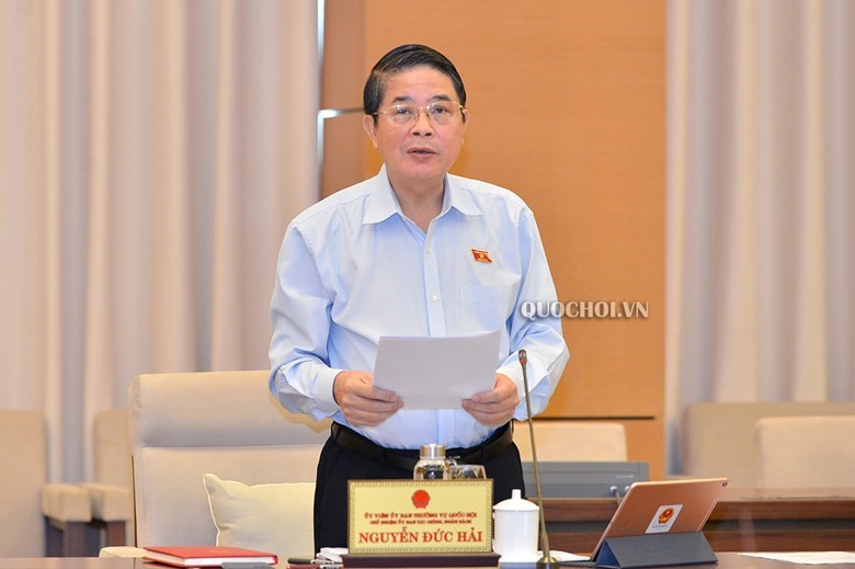 Chủ nhiệm Ủy ban Tài chính, Ngân sách của Quốc hội Nguyễn Đức Hải.