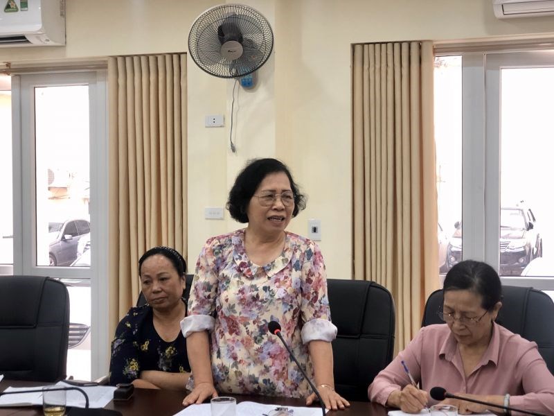 Bà Hoàng Thanh Mai, Ủy viên Thường vụ Hội LHPN phường Dịch Vọng Hậu