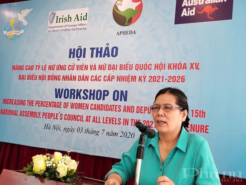 đồng chí Nguyễn Thị Thanh Hòa, nguyên Chủ tịch Hội LHPN Việt Nam, Chủ tịch Hội bảo vệ quyền trẻ em Việt Nam
