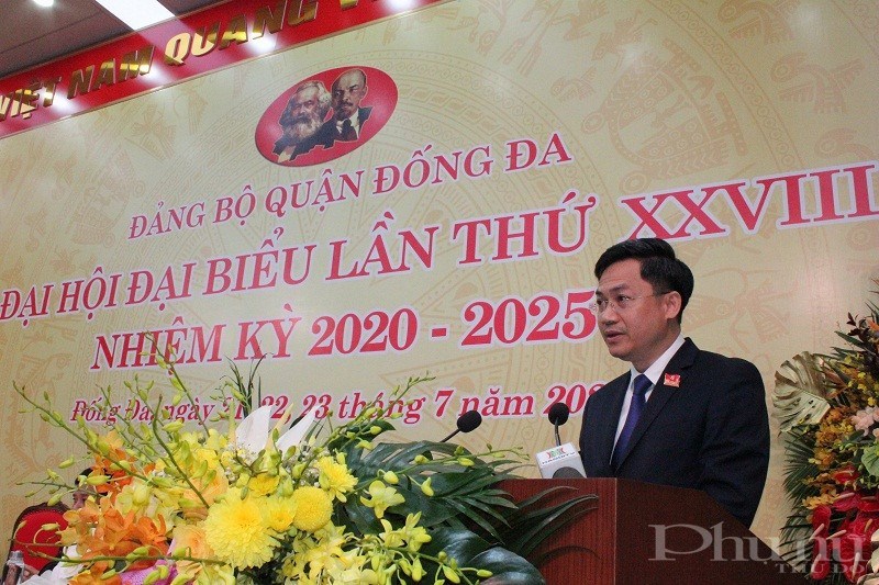 Đồng chí Hà Minh Hải tái đắc cử Bí thư quận ủy Đống Đa nhiệm kỳ 2020-2025