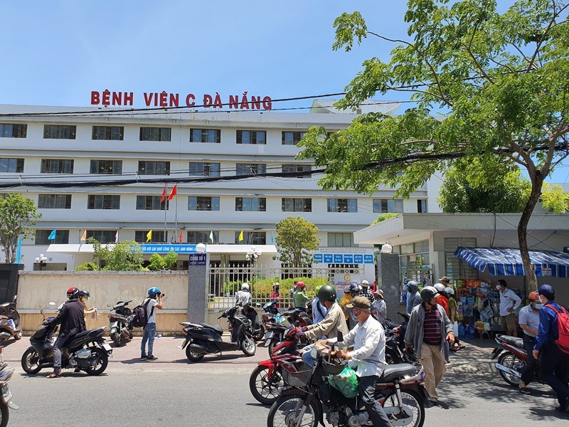 Bệnh viện C Đà Nẵng tiến hành phong tỏa từ 24/7.