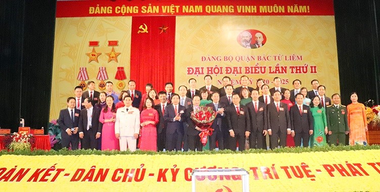 Ban Chấp hành Đảng bộ quận Bắc Từ Liêm ra mắt đại hội