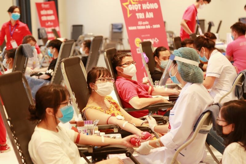 Theo dự kiến ban đầu, Hà Nội sẽ thu được hơn 5.500 đơn vị máu sau 2 ngày diễn ra chương trình 