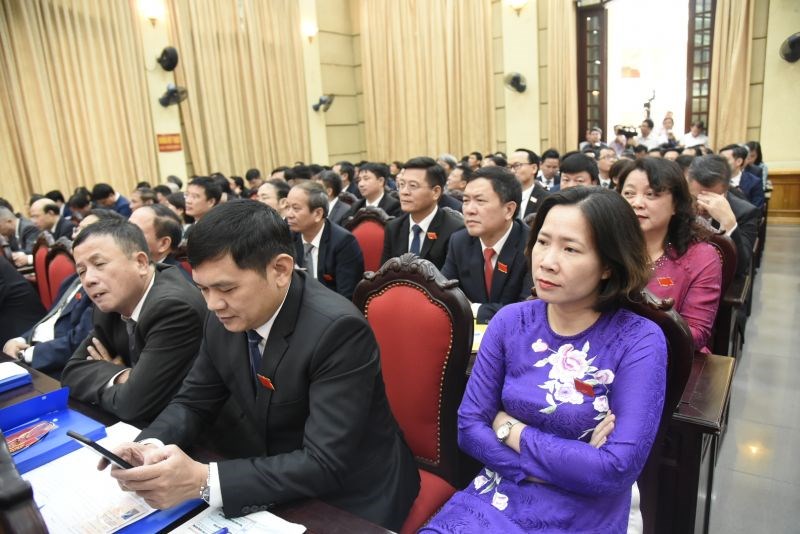 Đồng chí Chủ tịch Hội LHPN Hà Nội tham dự Đại hội.