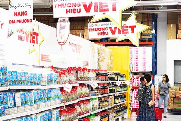 Các thương hiệu hàng hóa Việt đang chiếm ưu thế trong các siêu thị trong nước