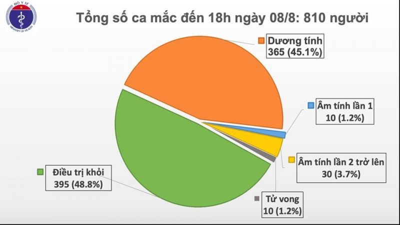 Thêm 21 ca mắc mới, VIệt Nam có tổng số 810 bệnh nhân Covid-19 - ảnh 2