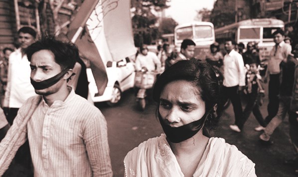 Biểu tình chống hiếp dâm ở Ấn Độ - Ảnh NYT