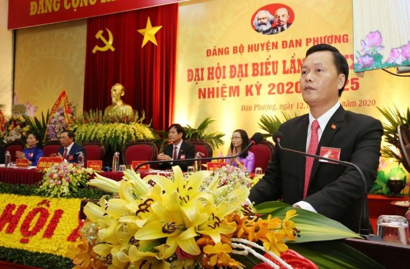 Đồng chí Lê Ngọc Anh được bầu giữ chức Bí thư Huyện ủy Phú Xuyên nhiệm kỳ 2020 - 2025