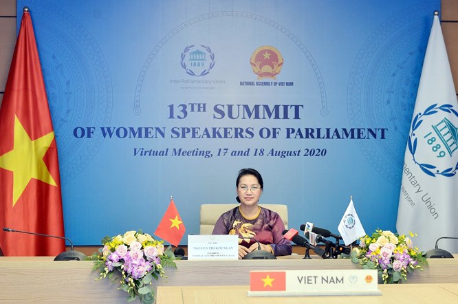 Chủ tịch Quốc hội Nguyễn Thị Kim Ngân tại Hội nghị
