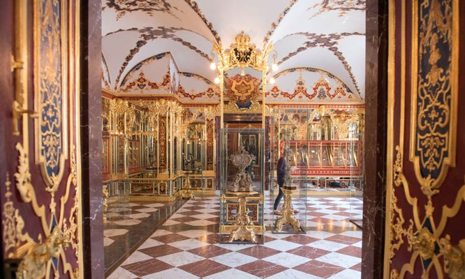 Bảo tàng Green Vault (Đức) từng bị đánh cắp số cổ vật trị giá 1 tỷ euro.
