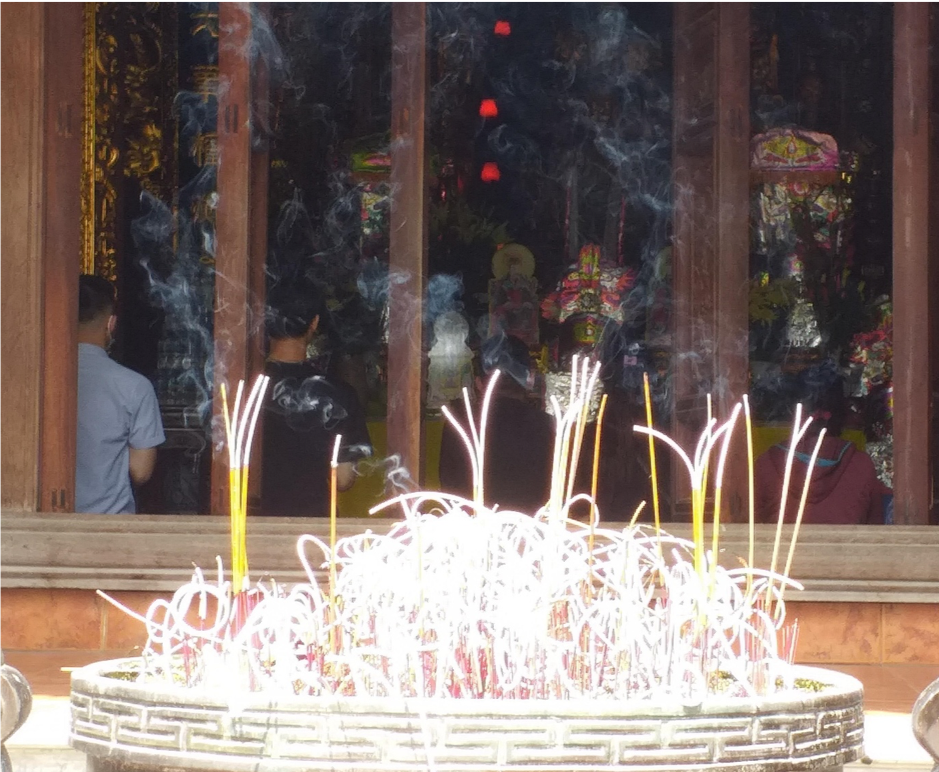 Không khí thanh tịnh tại buổi lễ Vu Lan tại chùa Tảo Sách