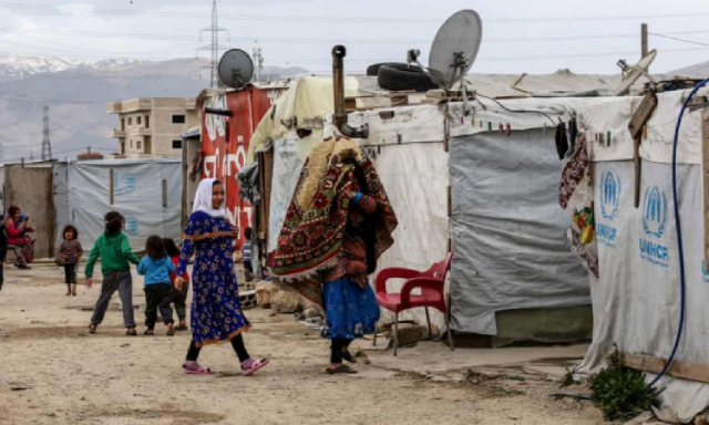 Trại tị nạn người Palestine ở thung lũng Bekaa, Lebanon.