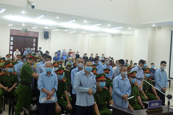 29 bị cáo tại phiên tòa sơ thẩm