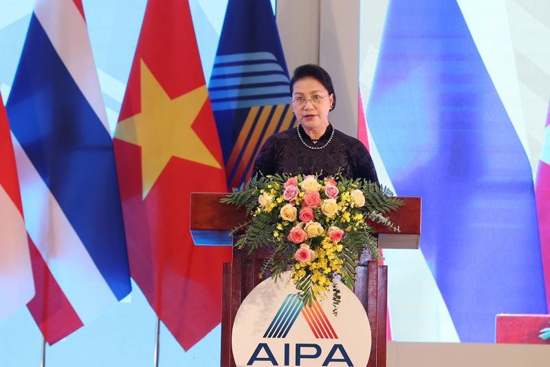 Chủ tịch Quốc hội Nguyễn Thị Kim Ngân phát biểu bế mạc Đại hội đồng AIPA lần thứ 41