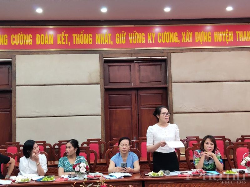 Chị Vũ Thị Lệ Quyên - Chủ tịch Hội LHPN huyện Thạch Thất cho biết: Cần tiếp tục kiên trì phương châm 