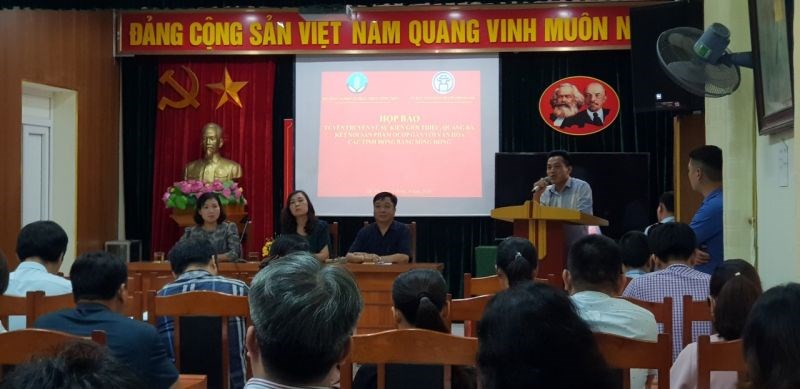 Ông Vương Xuân Nguyên, Chánh Văn phòng Hội sinh vật cảnh Hà Nội phát biểu