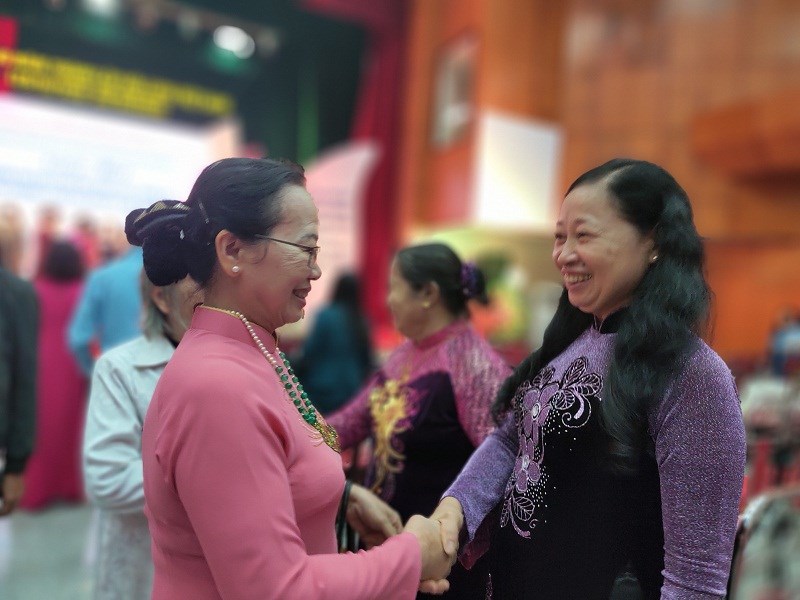 Đây là dịp để các bà, các chị và cán bộ hội viên phụ nữ  ôn lại truyền thống lịch sử vẻ vang 90 năm Ngày thành lập Hội LHPN Việt Nam
