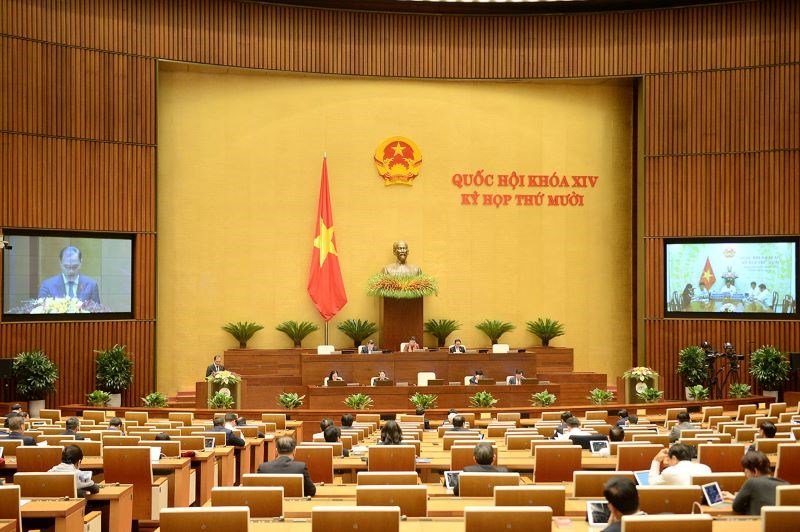 Quang cảnh kỳ họp thứ 10, Quốc hội khóa XIV.