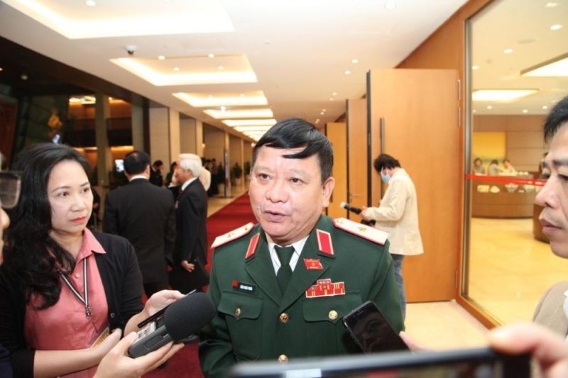 Thiếu tướng Đặng Ngọc Nghĩa - Đoàn ĐBQH Thừa Thiên Huế chia sẻ bên lề phiên khai mạc Kỳ họp Quốc hội.
