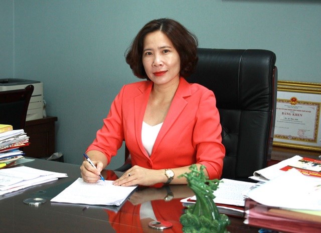 Chủ tịch Hội Liên hiệp phụ nữ thành phố Hà Nội Lê Kim Anh.