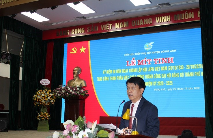 Nguyễn Văn Cường - Phó Bí thư Thường trực huyện ủy Đông Anh.