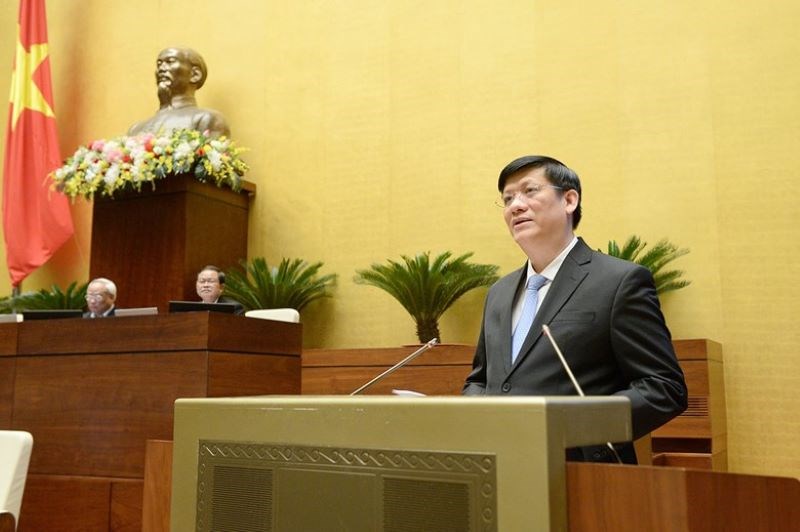 Quyền Bộ trưởng Bộ Y tế Nguyễn Thanh Long thông tin về Dự thảo sửa đổi Luật phòng, chống tác hại của