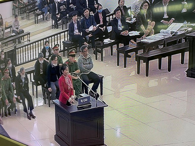 Bị cáo Thanh Sơn trước tòa