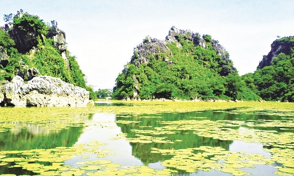 Hồ Quan Sơn – điểm đến hấp dẫn nằm trên địa bàn huyện Mỹ Đức
