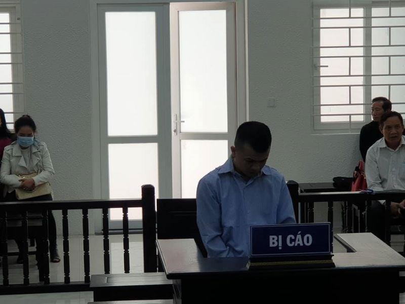 Bị cáo Nguyễn Đức Hùng tại Tòa