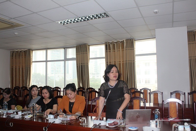 Đồng chí Nguyễn Thị Hảo - Giám đốc Trung tâm Hỗ trợ