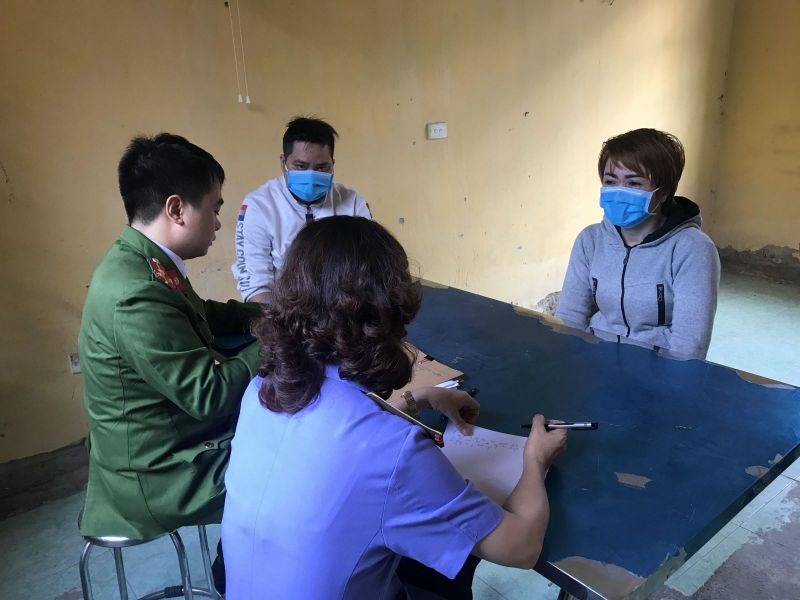 Cơ quan công an làm việc với vợ chồng Nguyễn Thị Ánh Tuyết