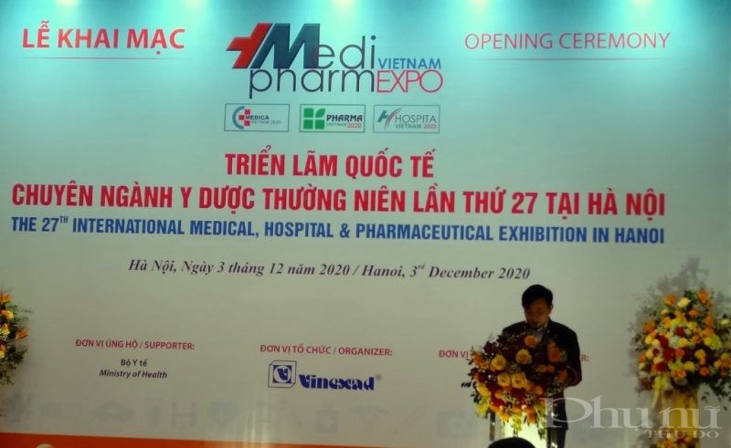 Vụ trưởng Vụ Truyền thông và Thi đua, khen thưởng (Bộ Y tế) Nguyễn Đình Anh, đây là triển lãm chuyên ngành y dược duy nhất được tổ chức trong năm nay với mục tiêu “An toàn trong kinh doanh, sản xuất là lợi thế”