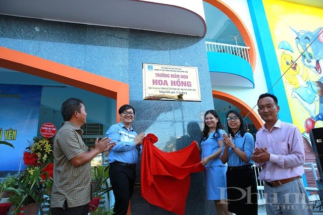 Ngôi trường mới sẽ tạo ra trang mới cho giáo dục phường Phú Lâm.
