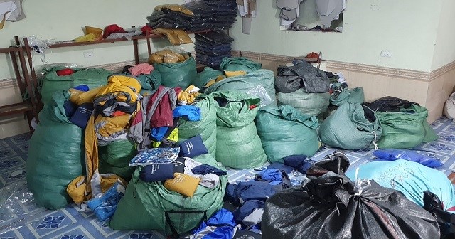 Kho hàng quần áo mang nhãn hiệu giả mạo Adidas tại xã Tam Hiệp – Phúc Thọ