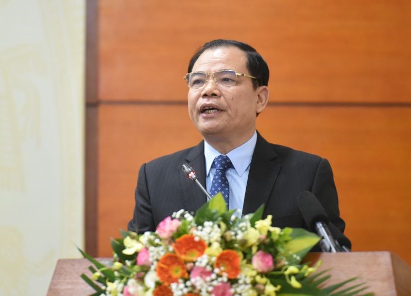 Bộ trưởng Bộ NN&PTNT Nguyễn Xuân Cường phát biểu