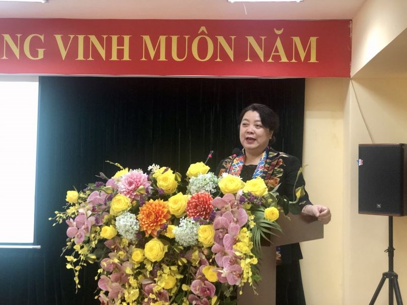 Đồng chí Nguyễn Thị Thu Thuỷ, Phó Chủ tịch Thường trực Hội LHPN Hà Nội chủ trì buổi đối thoại