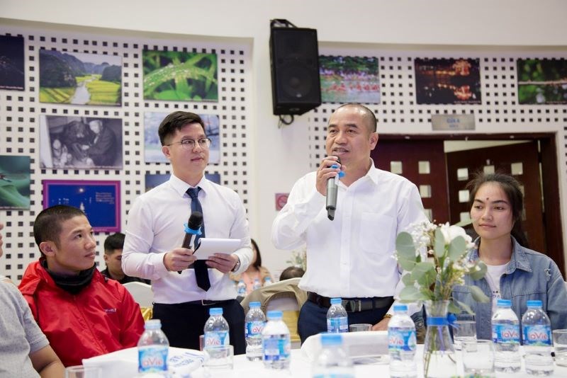 Anh Nguyễn Văn Khánh chia sẻ anh đều đặn di chuyển 40 cây số từ nhà ở Hưng Yên đến Viện Huyết học – Truyền máu TW hiến tiểu cầu.